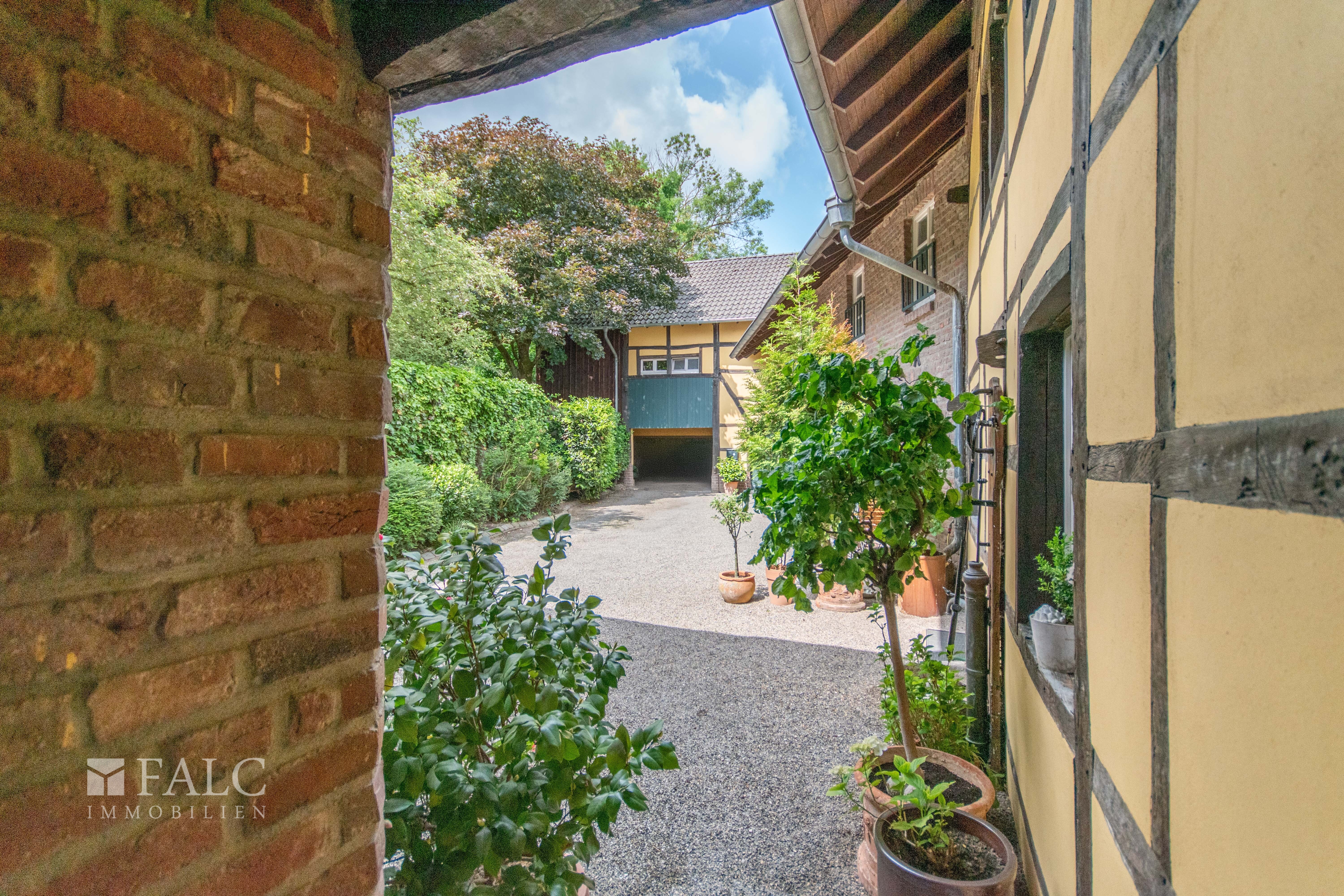 Blick in den Hof